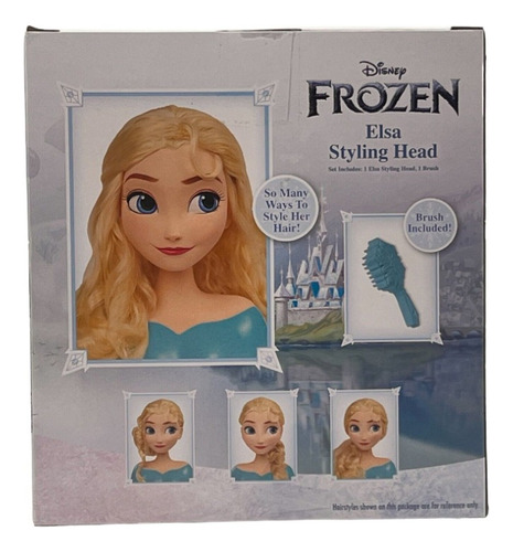 Peinar Muñeca Frozen Cabeza Princesa Elsa 20cm Muñeca TuCupon