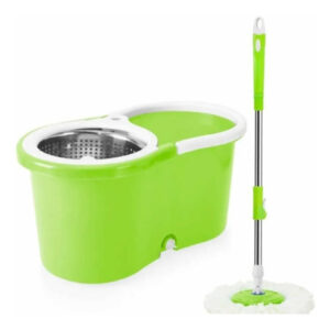 Mopa Balde Trapeador Centrifugado Enjuaga Giratorio 360