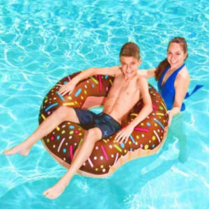 Pack 2 Flotador Dona Donuts Inflable 120cm Piscina