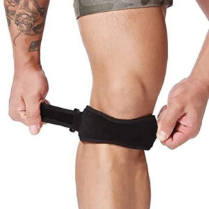 Pack 2 Menisqueras Ajustable Soporte Rodillera Deportiva Color Negro Talla Unica