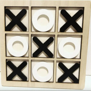 Juego De Mesa Clásico Juego Gato En Madera X Y 0 Colores